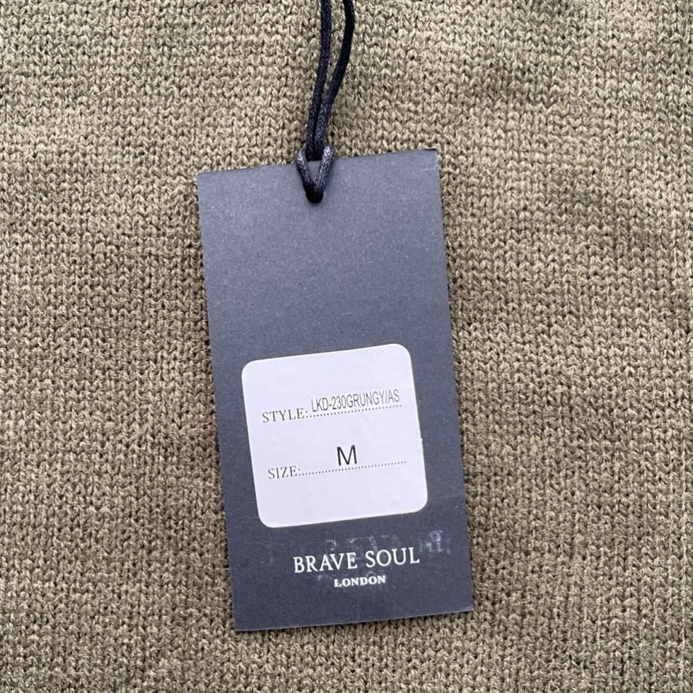 Brave Soul Grungy Round Neck Sweater Dress - Picture 6 of 10